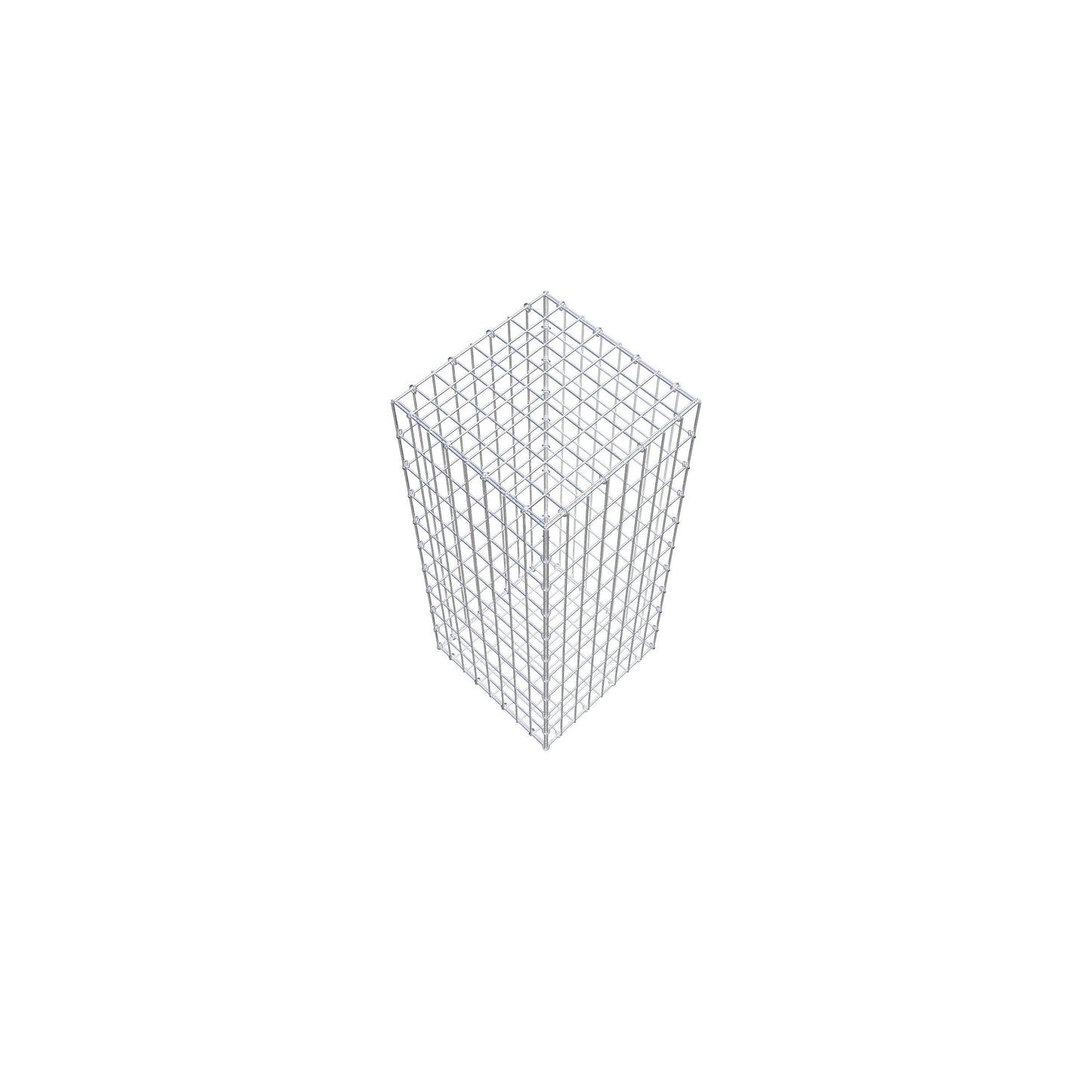 Gabion 100 cm x 40 cm x 40 cm (L x H x D), maskstorlek 5 cm x 10 cm, C-ring