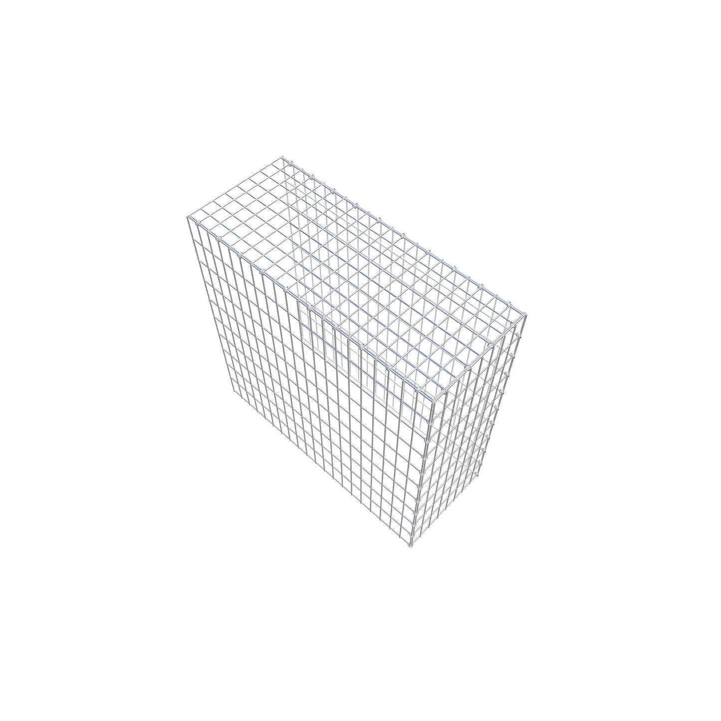 Extra gabion typ 4 100 cm x 100 cm x 40 cm (L x H x D), maskstorlek 5 cm x 10 cm, C-ring