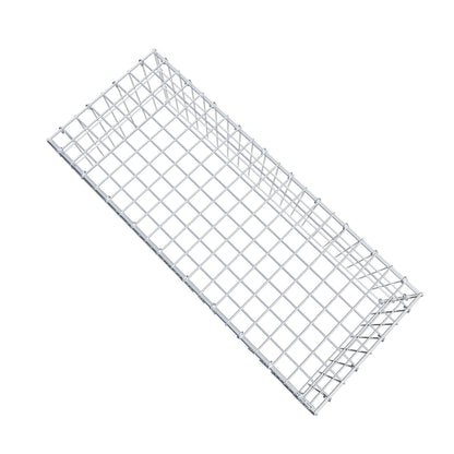Monteret gabion type 3 100 cm x 30 cm x 40 cm (L x H x D), maskestørrelse 5 cm x 10 cm, C-ring