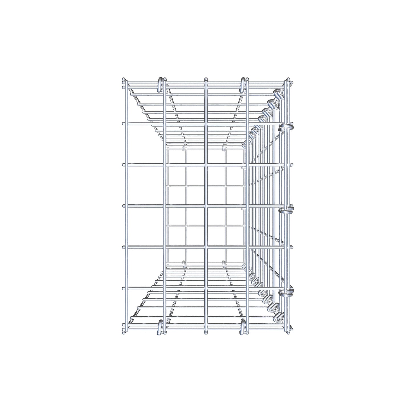 Pile aggiuntivo tipo 2 100 cm x 20 cm x 30 cm, maglia 5 cm x 10 cm, anello a C