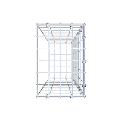Pile aggiuntivo tipo 2 100 cm x 20 cm x 30 cm, maglia 5 cm x 10 cm, anello a C