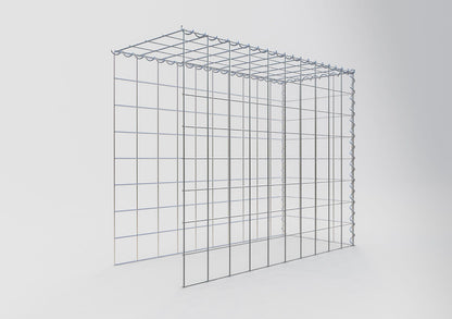 Gabião tipo 4 100 cm x 80 cm x 40 cm (C x A x P), malhagem 10 cm x 10 cm, espiral