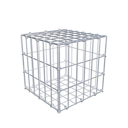Gabbione 30 cm x 30 cm x 30 cm (L x H x P), maglia 5 cm x 10 cm, anello a C