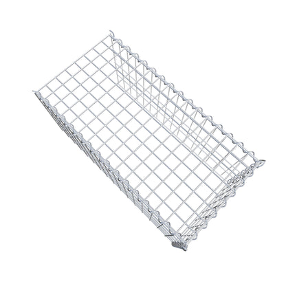 Gabion rapporté type 4 80 cm x 40 cm x 40 cm (L x H x P), mailles 5 cm x 10 cm, spirale