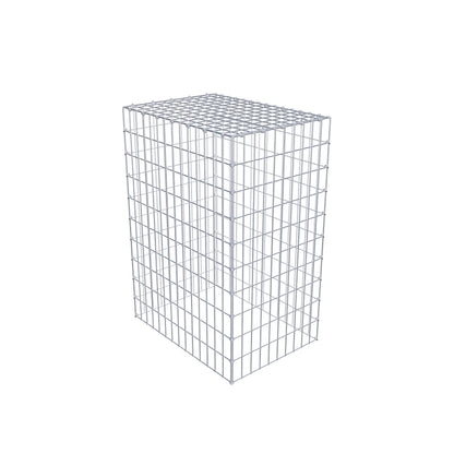 Gavión complementario de tipo 3 100 cm x 70 cm x 50 cm (L x A x P), malla 5 cm x 10 cm, anillo en C