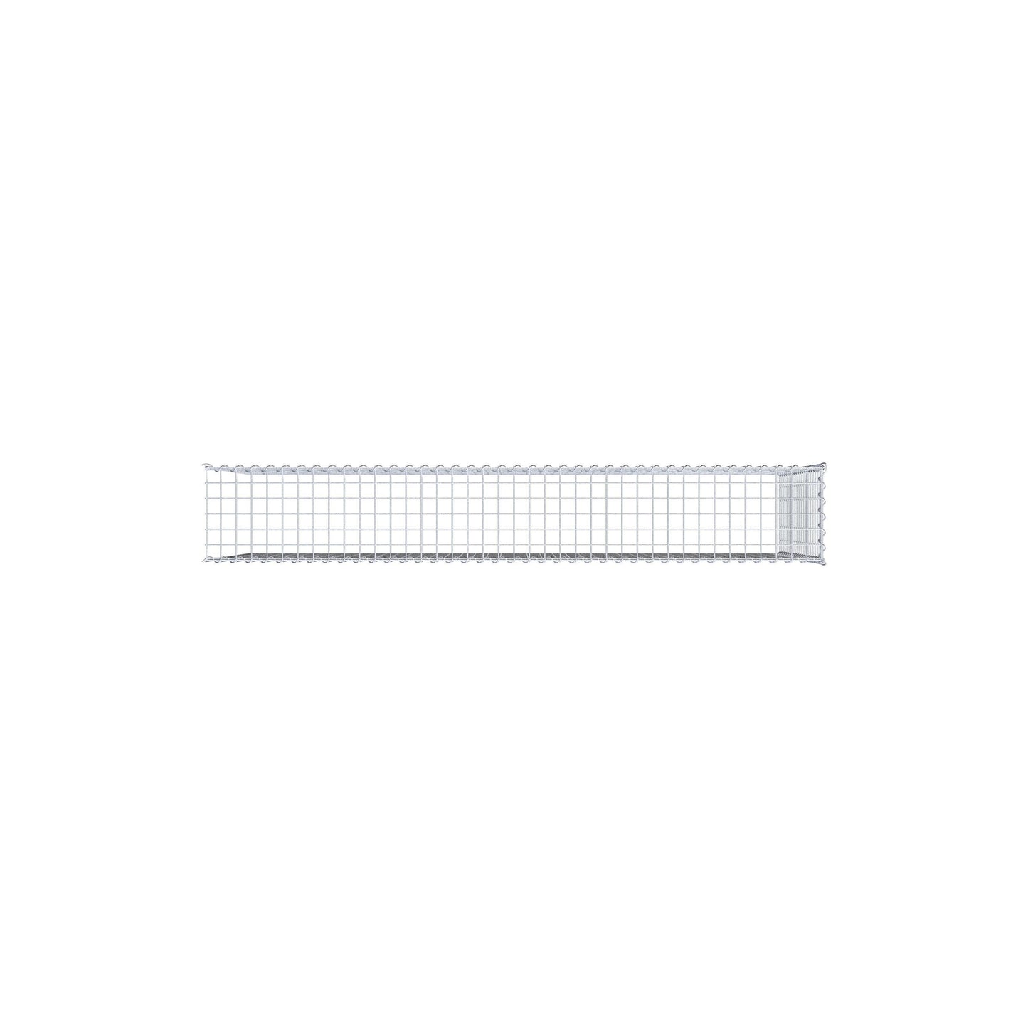 Extra gabion typ 4 200 cm x 100 cm x 30 cm (L x H x D), maskstorlek 5 cm x 5 cm, spiral
