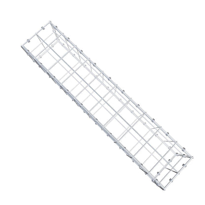 Gabião 100 cm x 20 cm x 20 cm (C x A x P), malhagem 10 x 10 cm, anel espiral