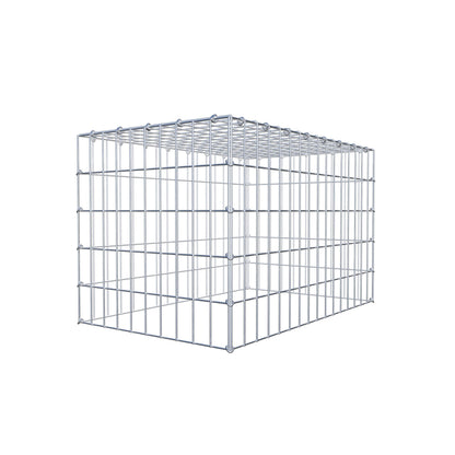 Gabião Tipo 3 80 cm x 50 cm x 50 cm (C x A x P), malhagem 5 cm x 10 cm, anel C
