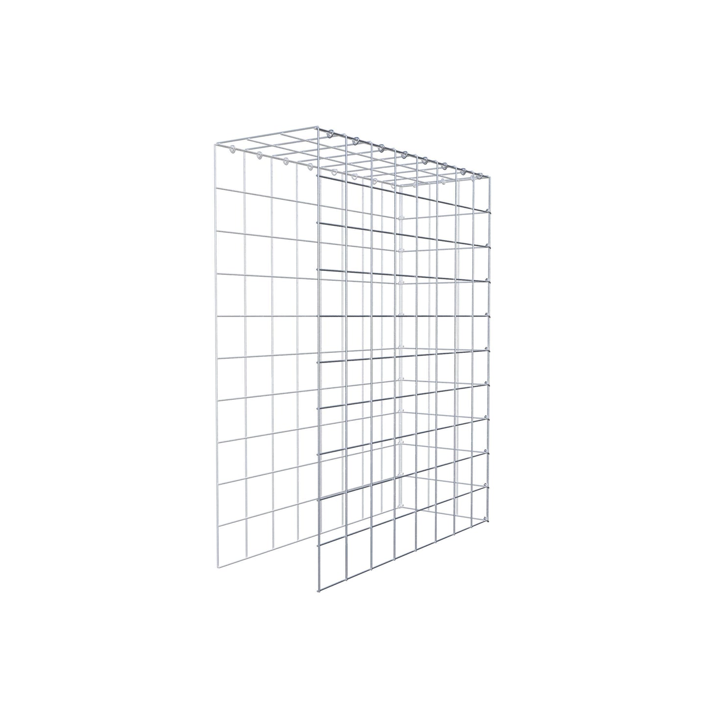 Fourche rapportée type 4 100 cm x 80 cm x 30 cm (L x H x P), mailles 10 cm x 10 cm, anneau C