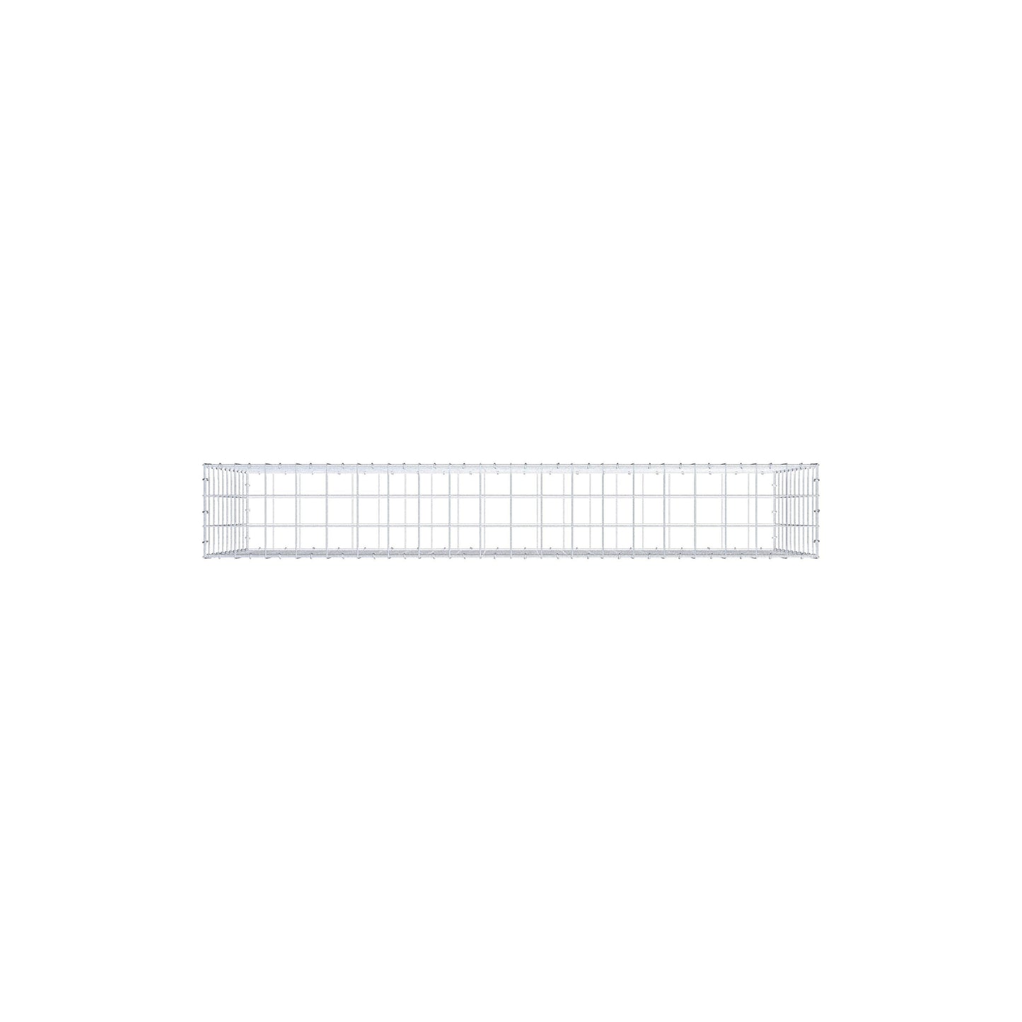 Gavión 200 cm x 100 cm x 30 cm (L x A x P), malla 10 cm x 10 cm, anillo en C