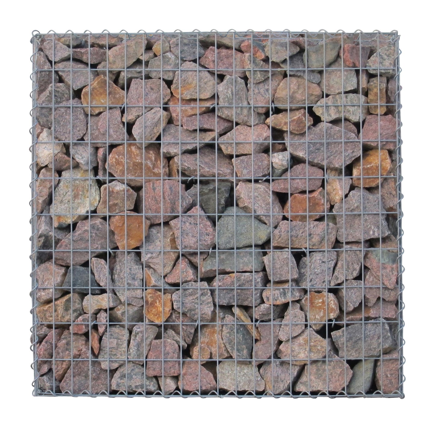 Gabião 100 cm x 100 cm x 30 cm (C x A x P), malhagem 5 cm x 10 cm, anel C