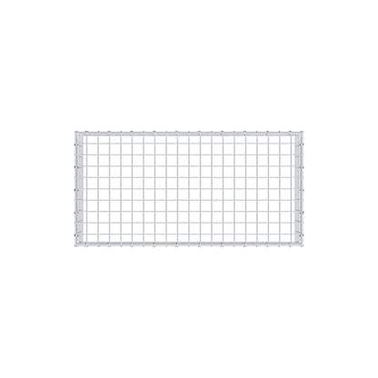 Gavión complementario de tipo 3 100 cm x 20 cm x 50 cm (L x A x P), malla 5 cm x 5 cm, anillo en C