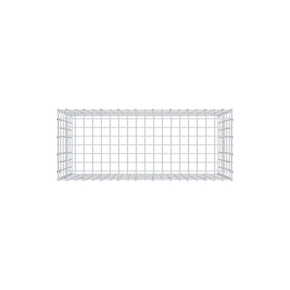 Anbaugabione Typ 3 100 cm x 60 cm x 40 cm (L x H x T), Maschenweite 5 cm x 10 cm, C-Ring