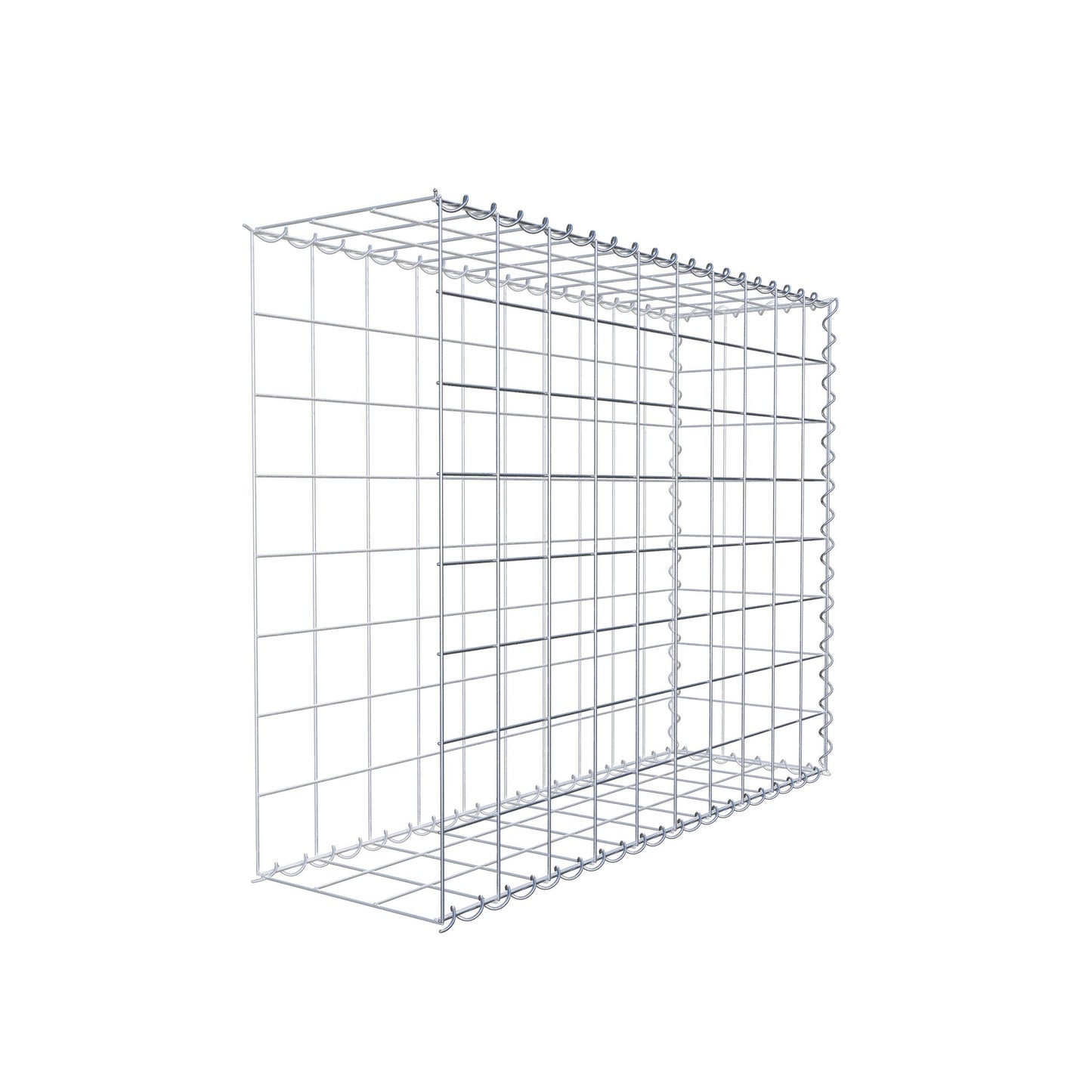 Gabbione aggiuntivo tipo 2 100 cm x 80 cm x 30 cm (L x H x P), maglia 10 cm x 10 cm, spirale