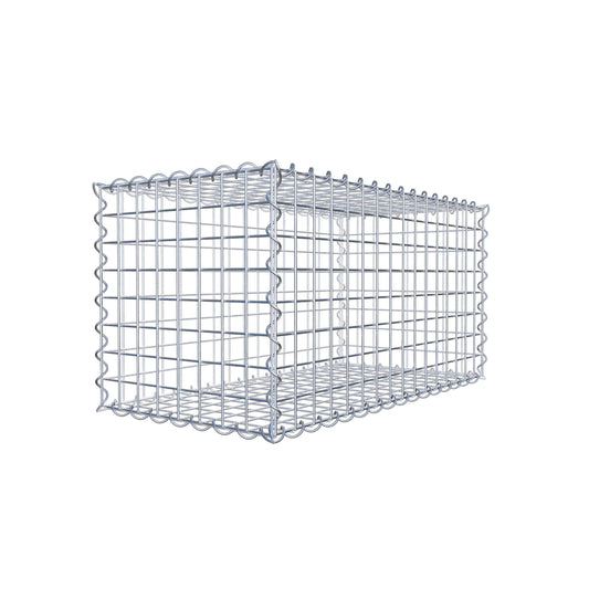Gabion 80 cm x 40 cm x 40 cm (L x H x D), maskstorlek 5 cm x 5 cm, spiral