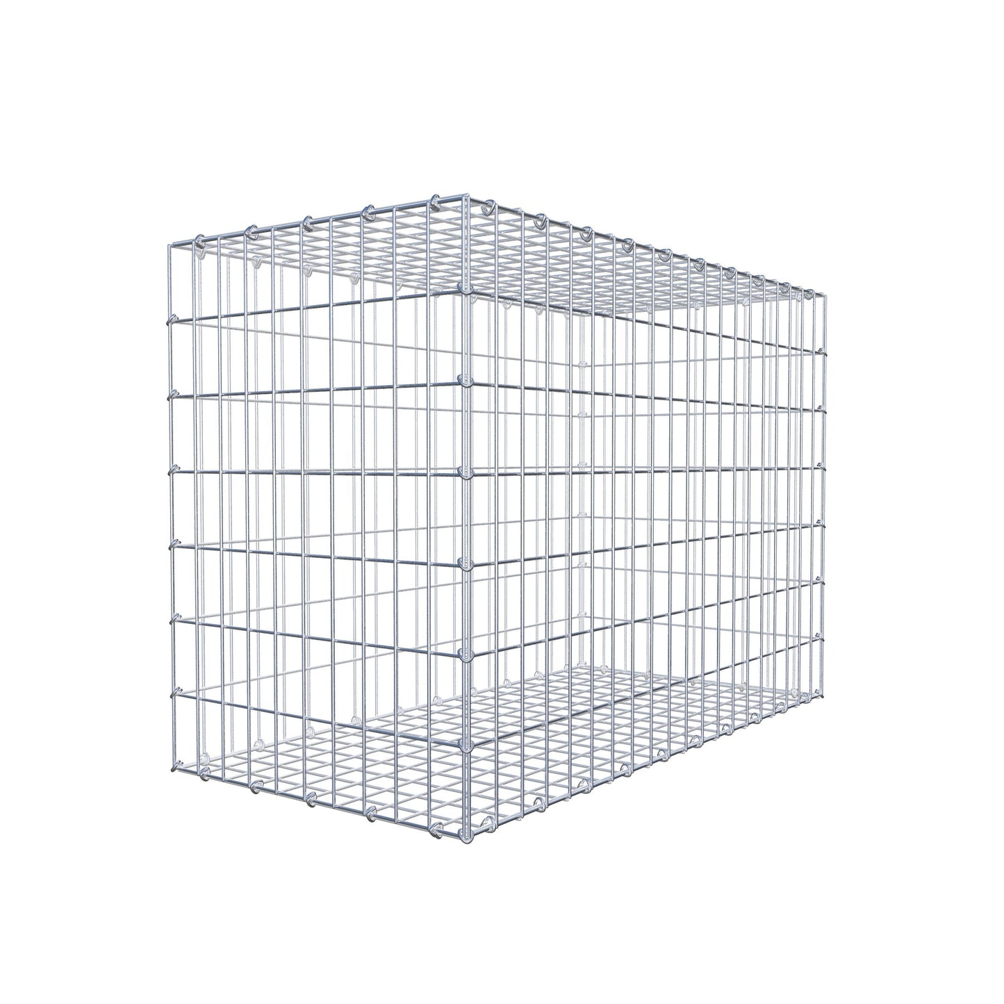 Schanskorf 100 cm x 70 cm x 50 cm (L x H x D), maaswijdte 5 cm x 10 cm, C-ring