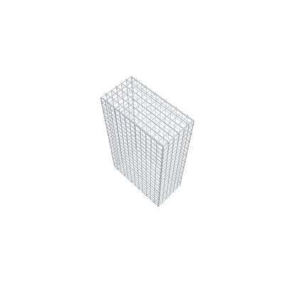 Gabião 100 cm x 60 cm x 30 cm (C x A x P), malhagem 5 cm x 5 cm, anel C