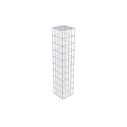 Gabion 100 cm x 20 cm x 20 cm (L x H x D), maskstorlek 5 cm x 10 cm, C-ring