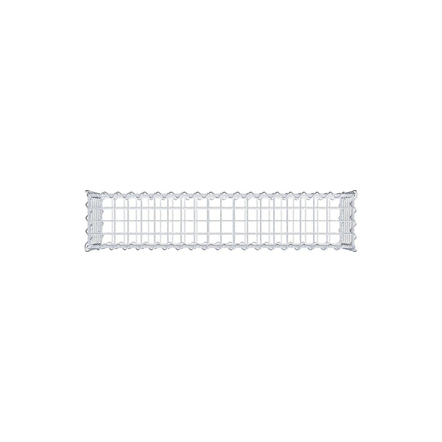 Gabion 100 cm x 30 cm x 20 cm (L x H x P), mailles 5 cm x 5 cm, spirale