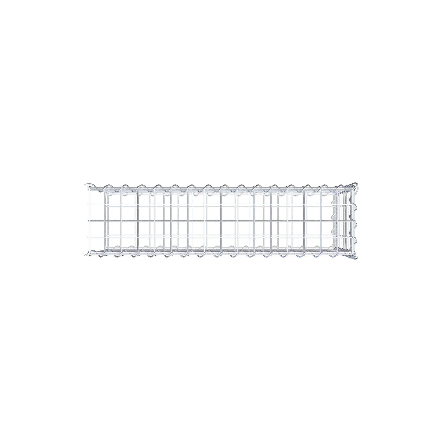 Gabião Tipo 2 80 cm x 40 cm x 20 cm (C x A x P), malhagem 5 cm x 5 cm, espiral