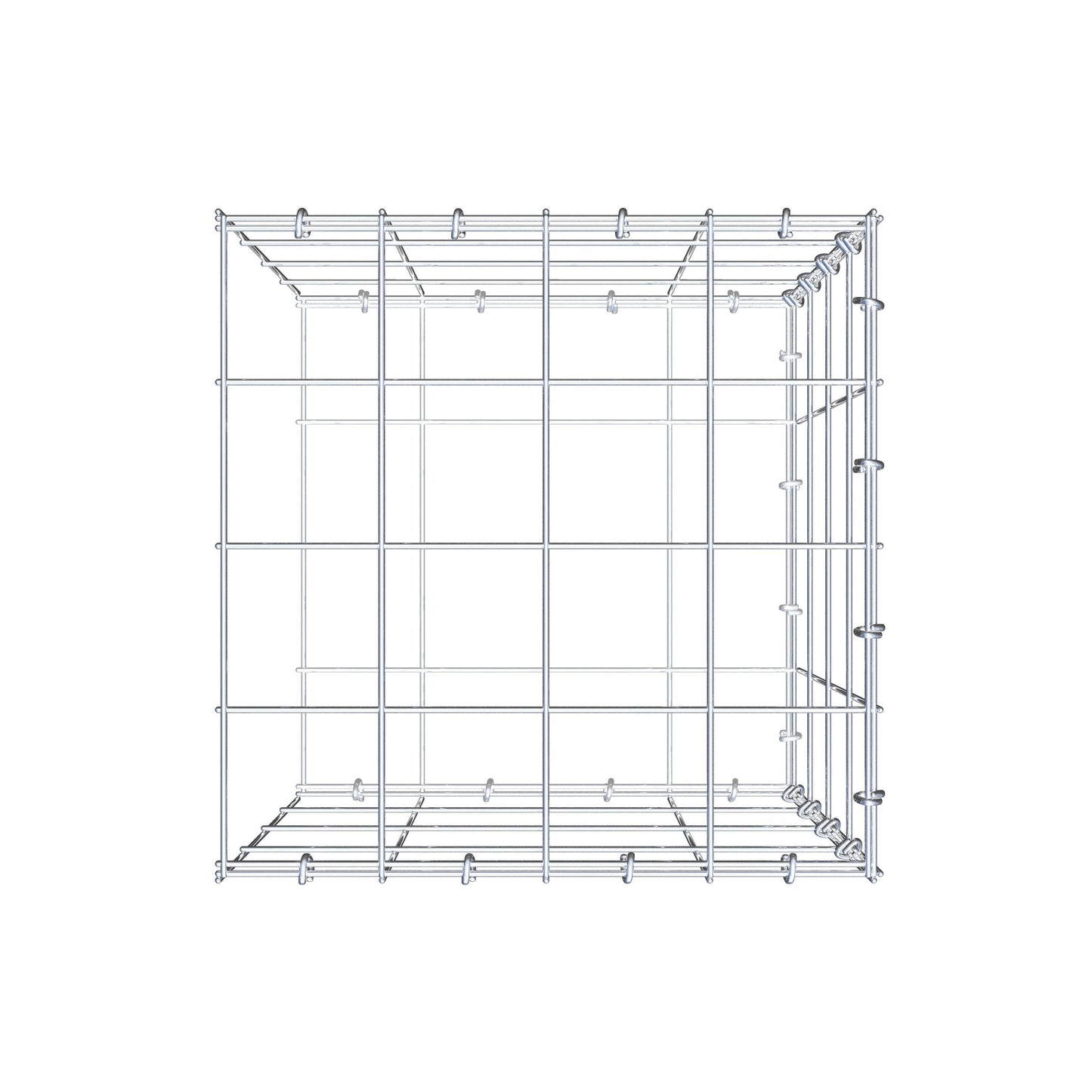 Tilläggspåle typ 2 40 cm x 40 cm x 40 cm (L x H x D), maskstorlek 10 cm x 10 cm, C-ring