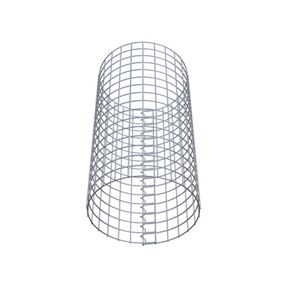 Gabionensäule rund 42 cm Durchmesser, 80 cm Höhe, Maschenweite 5 cm x 5 cm