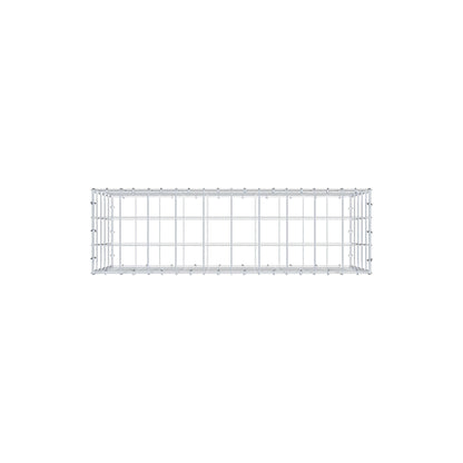 Gabion 100 cm x 50 cm x 30 cm (L x H x D), maskestørrelse 10 cm x 10 cm, C-ring