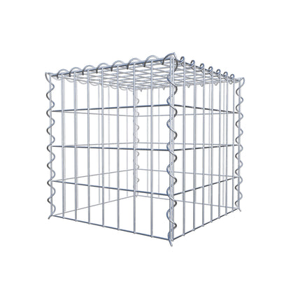 Extra gabion typ 3 40 cm x 40 cm x 40 cm (L x H x D), maskstorlek 5 cm x 10 cm, spiral