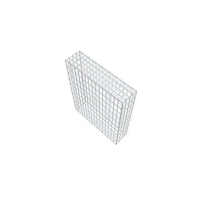 Gavión 100 cm x 80 cm x 20 cm (L x A x P), luz de malla 5 cm x 10 cm, anillo en C