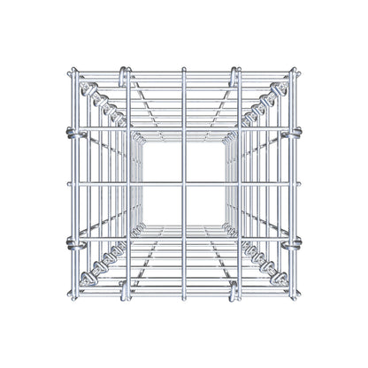 Monteret gabion type 3 100 cm x 20 cm x 20 cm (L x H x D), maskestørrelse 5 cm x 10 cm, C-ring
