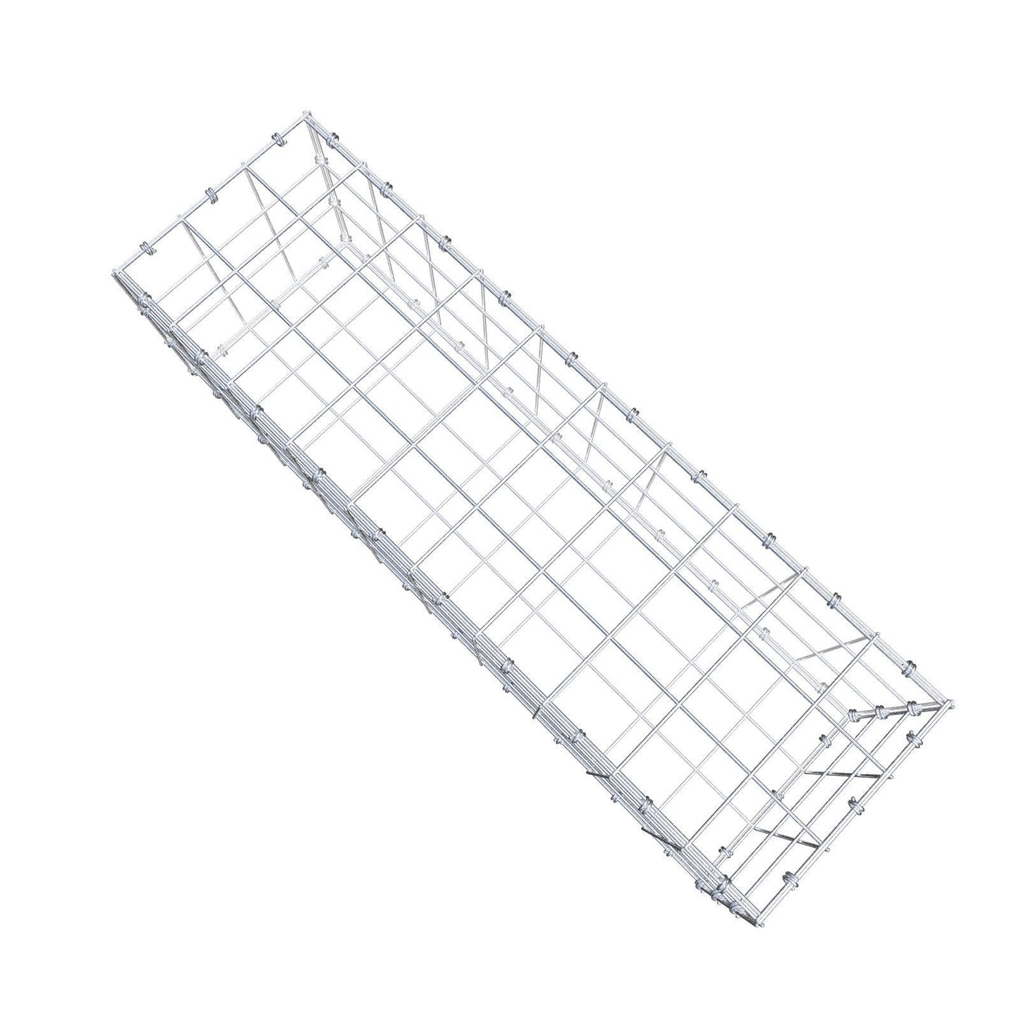Gabbione 100 cm x 30 cm x 30 cm (L x H x P), maglia 10 x 10 cm, anello a spirale