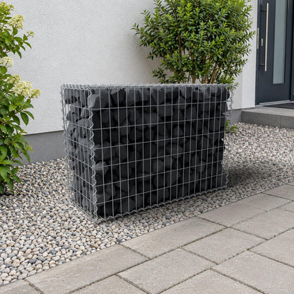 Gabion 100 cm x 70 cm x 40 cm (L x H x D), maskestørrelse 5 cm x 10 cm, spiral