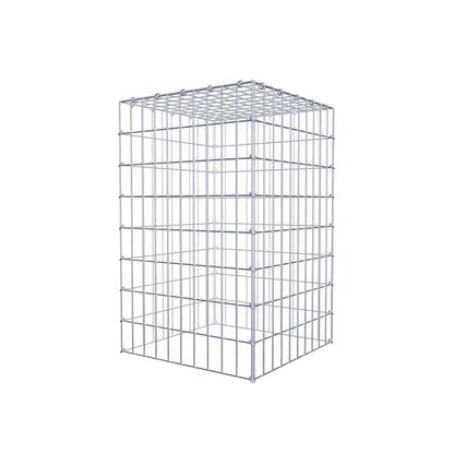 Gabião Tipo 3 80 cm x 50 cm x 50 cm (C x A x P), malhagem 5 cm x 10 cm, anel C