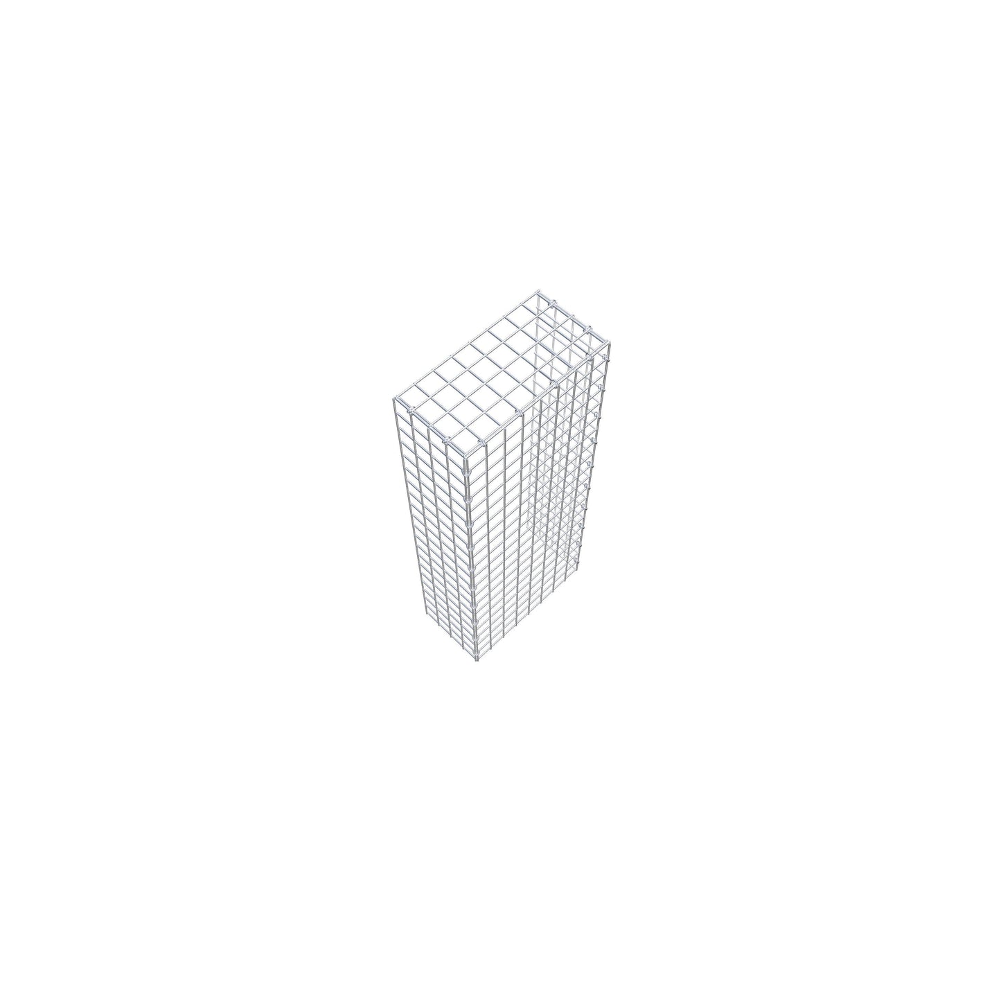 Gabião Tipo 4 100 cm x 20 cm x 40 cm (C x A x P), malhagem 5 cm x 5 cm, anel C