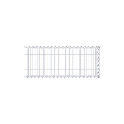 Gabbione aggiuntivo tipo 2 100 cm x 20 cm x 40 cm (L x H x P), maglia 5 cm x 10 cm, a spirale