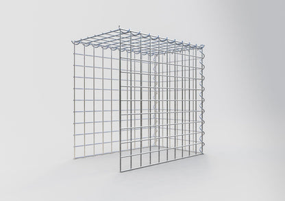 Opvokset gabion type 4 50 cm x 50 cm x 30 cm (L x H x D), maskestørrelse 5 cm x 5 cm, spiral