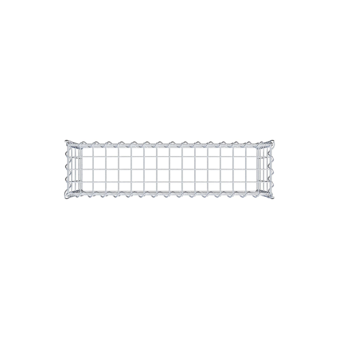 Gabbione aggiuntivo tipo 3 80 cm x 40 cm x 20 cm (L x H x P), dimensione maglia 5 cm x 10 cm, a spirale