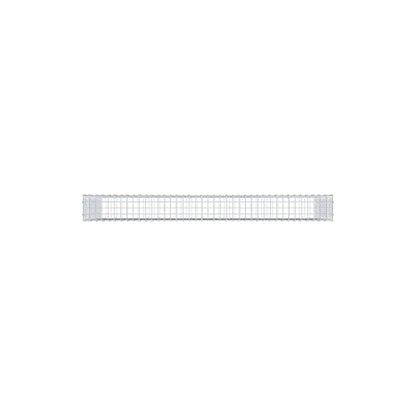 Gabion 200 cm x 100 cm x 20 cm (L x H x D), maskstorlek 5 cm x 5 cm, C-ring
