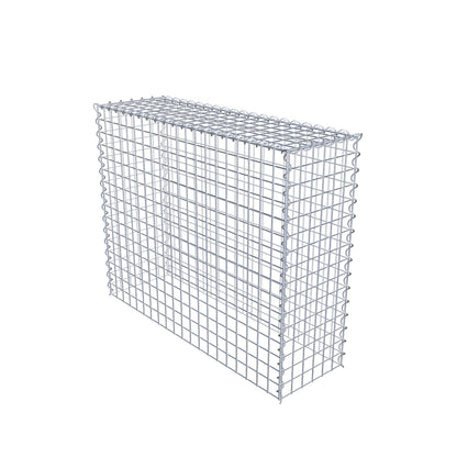 Påväxt gabion typ 3 100 cm x 80 cm x 30 cm (L x H x D), maskstorlek 5 cm x 5 cm, spiral