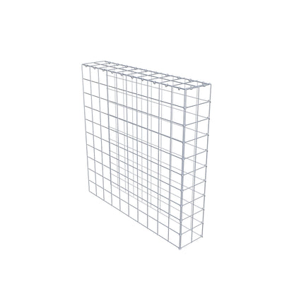 Fourche rapportée type 4 100 cm x 100 cm x 20 cm (L x H x P), mailles 10 cm x 10 cm, anneau C