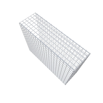 Gabião Tipo 4 100 cm x 80 cm x 30 cm (C x A x P), malhagem 5 cm x 5 cm, anel C