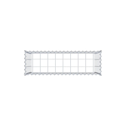Anbaugabione Typ 3 100 cm x 60 cm x 30 cm (L x H x T), Maschenweite 10 cm x 10 cm, Spirale