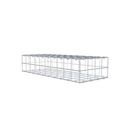 Gabion 100 cm x 20 cm x 40 cm (L x H x P), mailles 10 cm x 10 cm, anneau en C