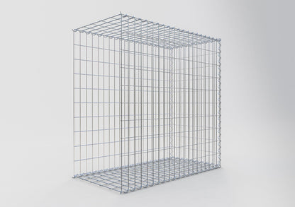Gabion rapporté type 2 100 cm x 100 cm x 50 cm (L x H x P), mailles 5 cm x 10 cm, spirale