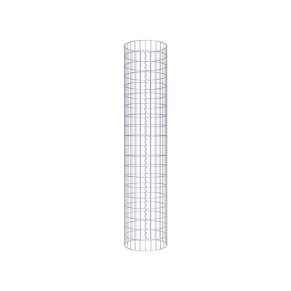 Gabionensäule rund 42 cm Durchmesser, 200 cm Höhe, Maschenweite 5 cm x 10 cm