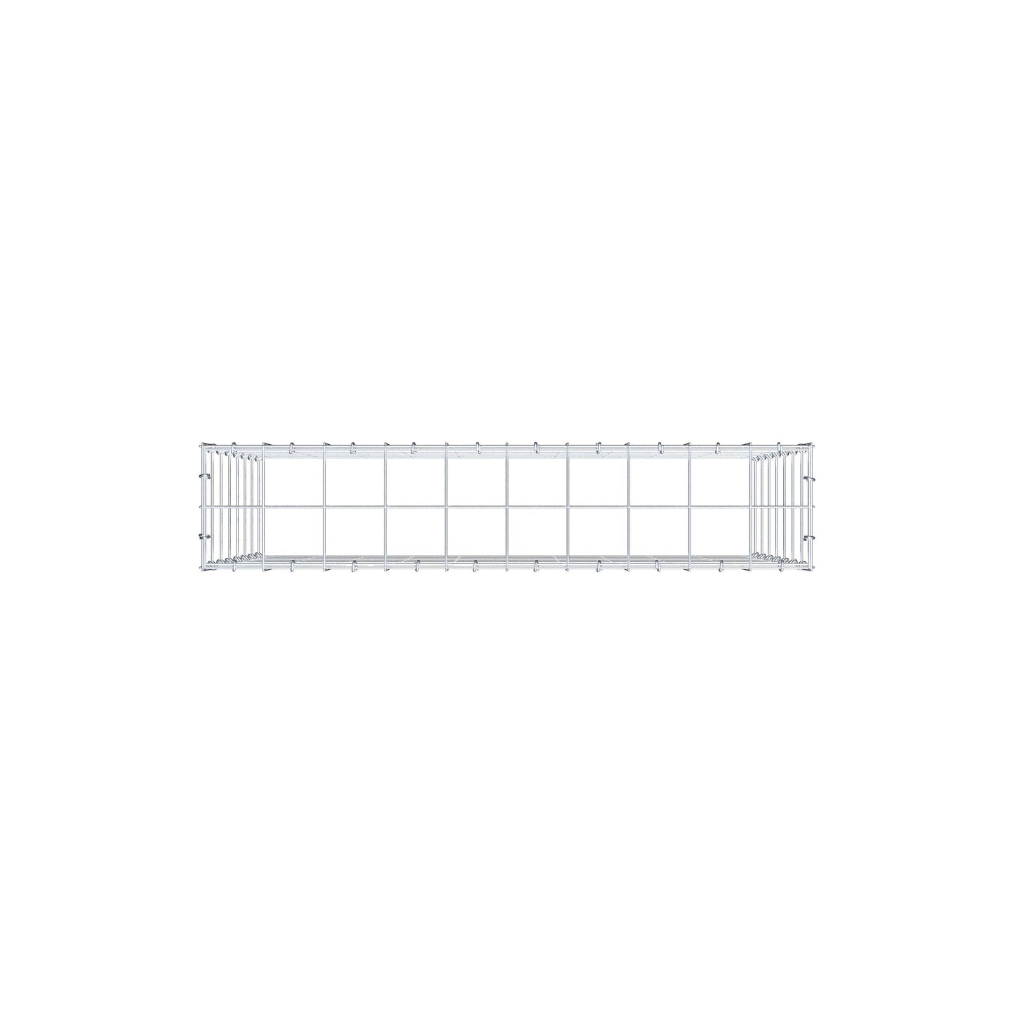 Gabião Tipo 3 100 cm x 70 cm x 20 cm (C x A x P), malhagem 10 cm x 10 cm, anel C