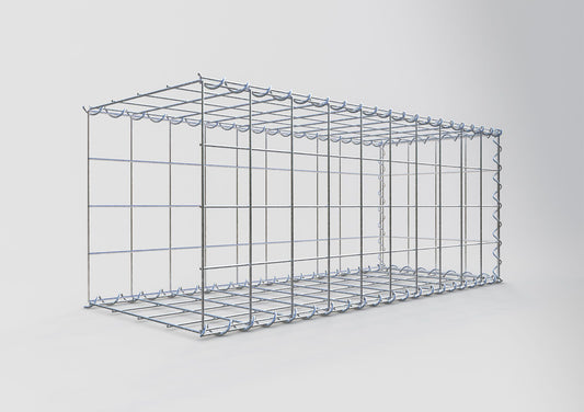 Gabbione aggiuntivo tipo 2 100 cm x 40 cm x 40 cm (L x A x P), maglia 10 cm x 10 cm, spirale