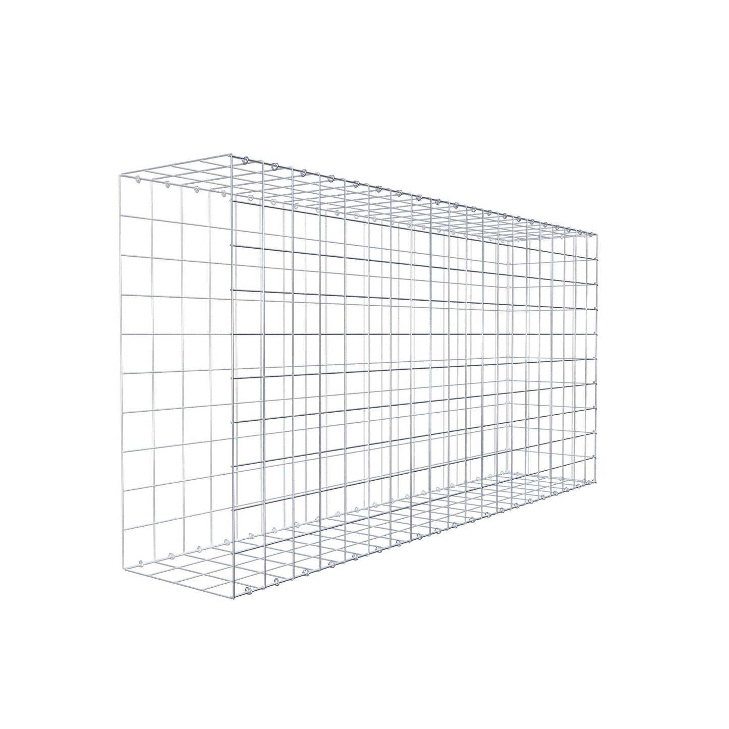 Gabião Tipo 2 200 cm x 100 cm x 40 cm (C x A x P), malhagem 10 cm x 10 cm, anel C
