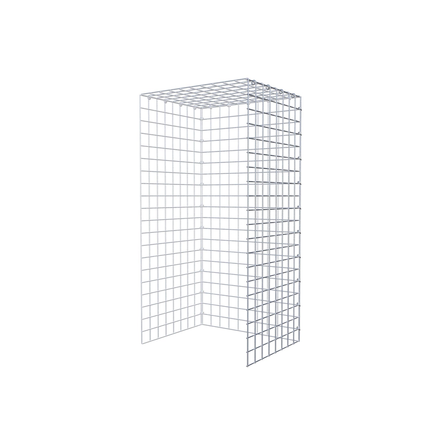 Fourche rapportée type 4 100 cm x 40 cm x 50 cm (L x H x P), mailles 5 cm x 5 cm, anneau C