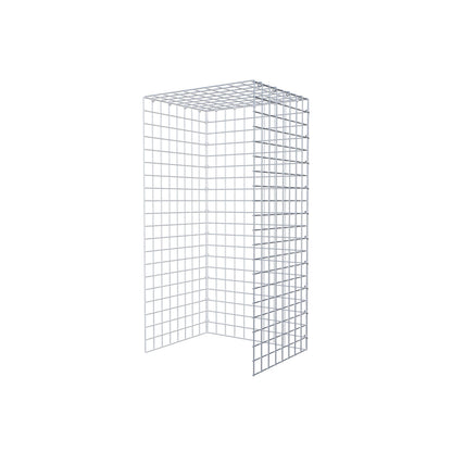 Fourche rapportée type 4 100 cm x 40 cm x 50 cm (L x H x P), mailles 5 cm x 5 cm, anneau C